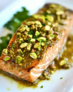 Grilled Pistachio Salmon