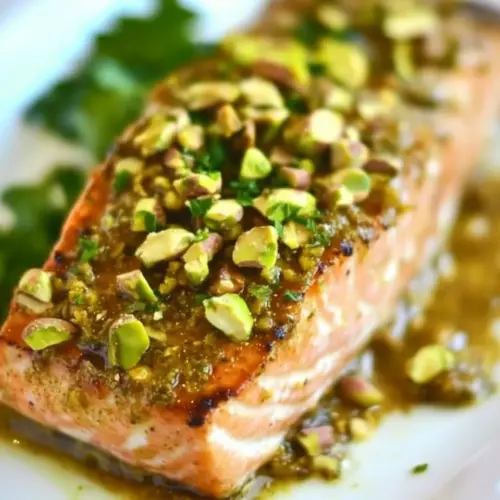 Grilled Pistachio Salmon
