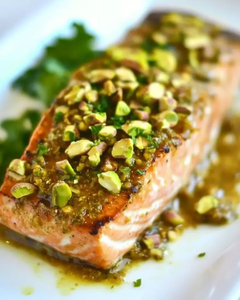 Grilled Pistachio Salmon