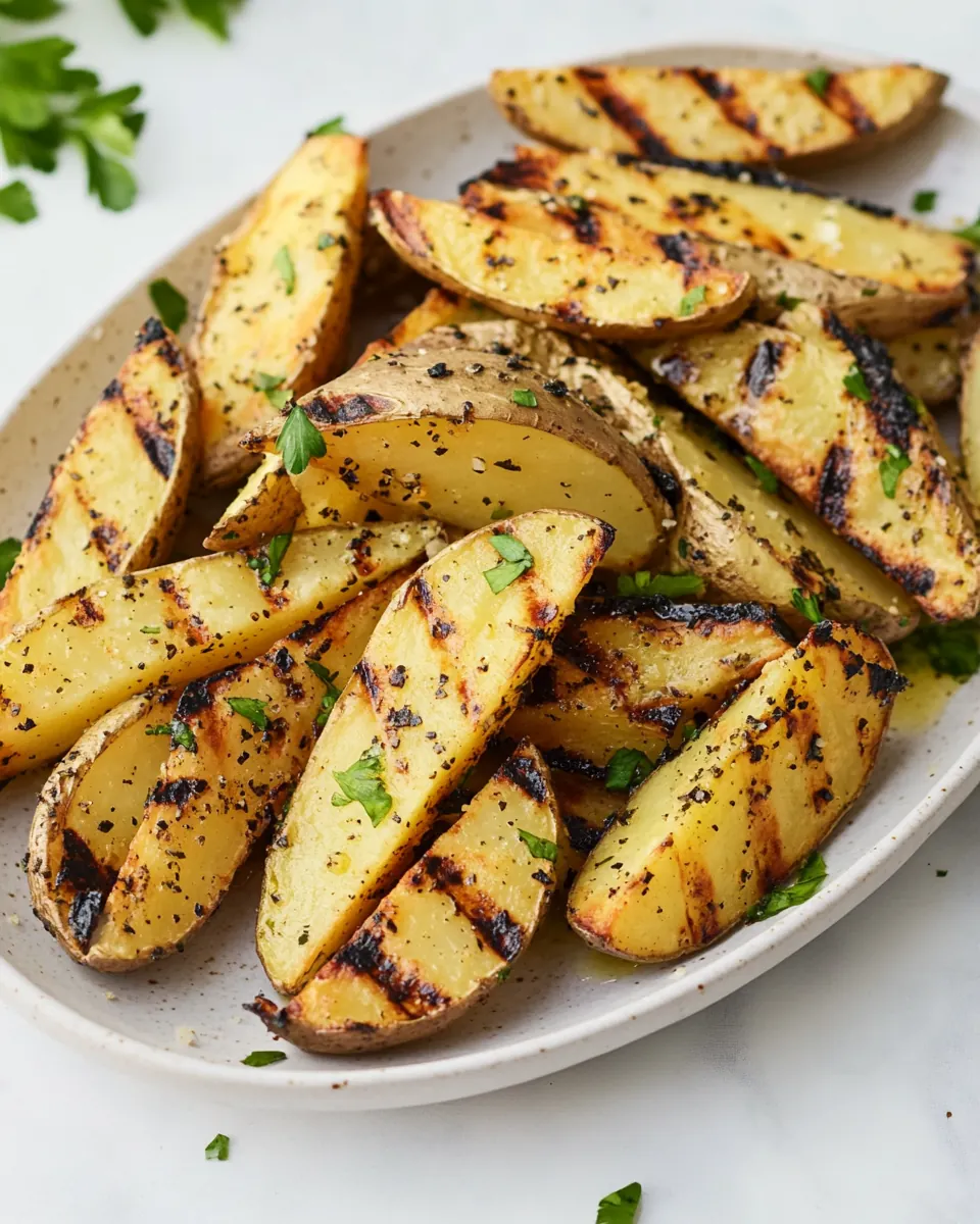 Grilled Potato Wedges