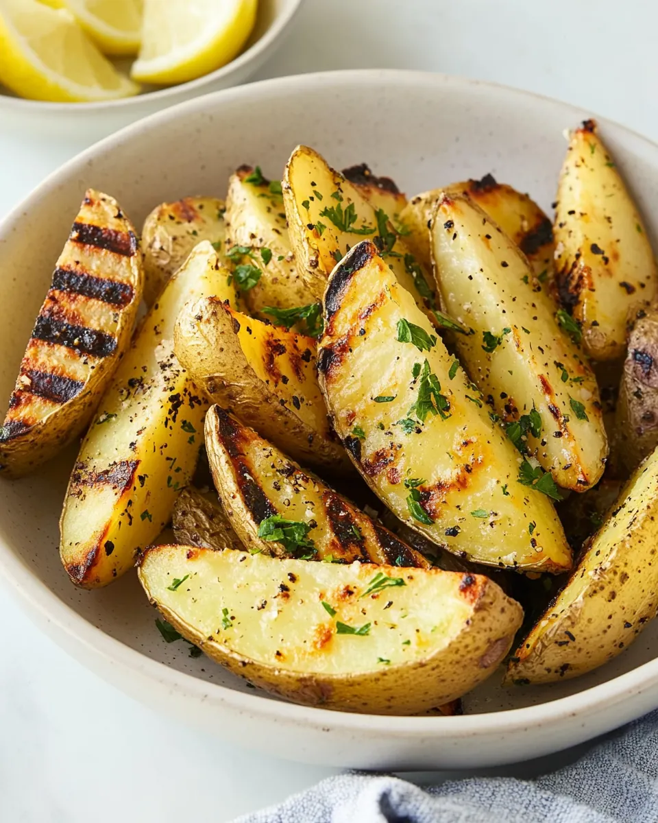 Grilled Potato Wedges