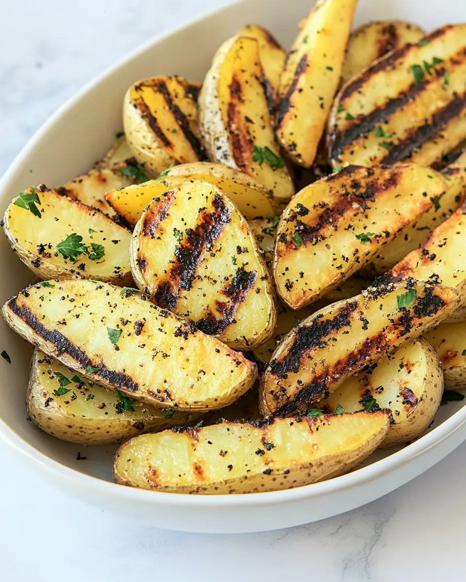 Grilled Potato Wedges