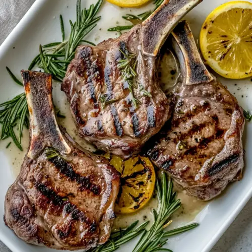 Grilled Rosemary Lamb Chops