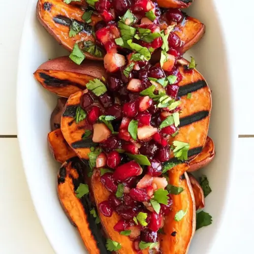 Grilled Sweet Potatoes with Cherry Salsa