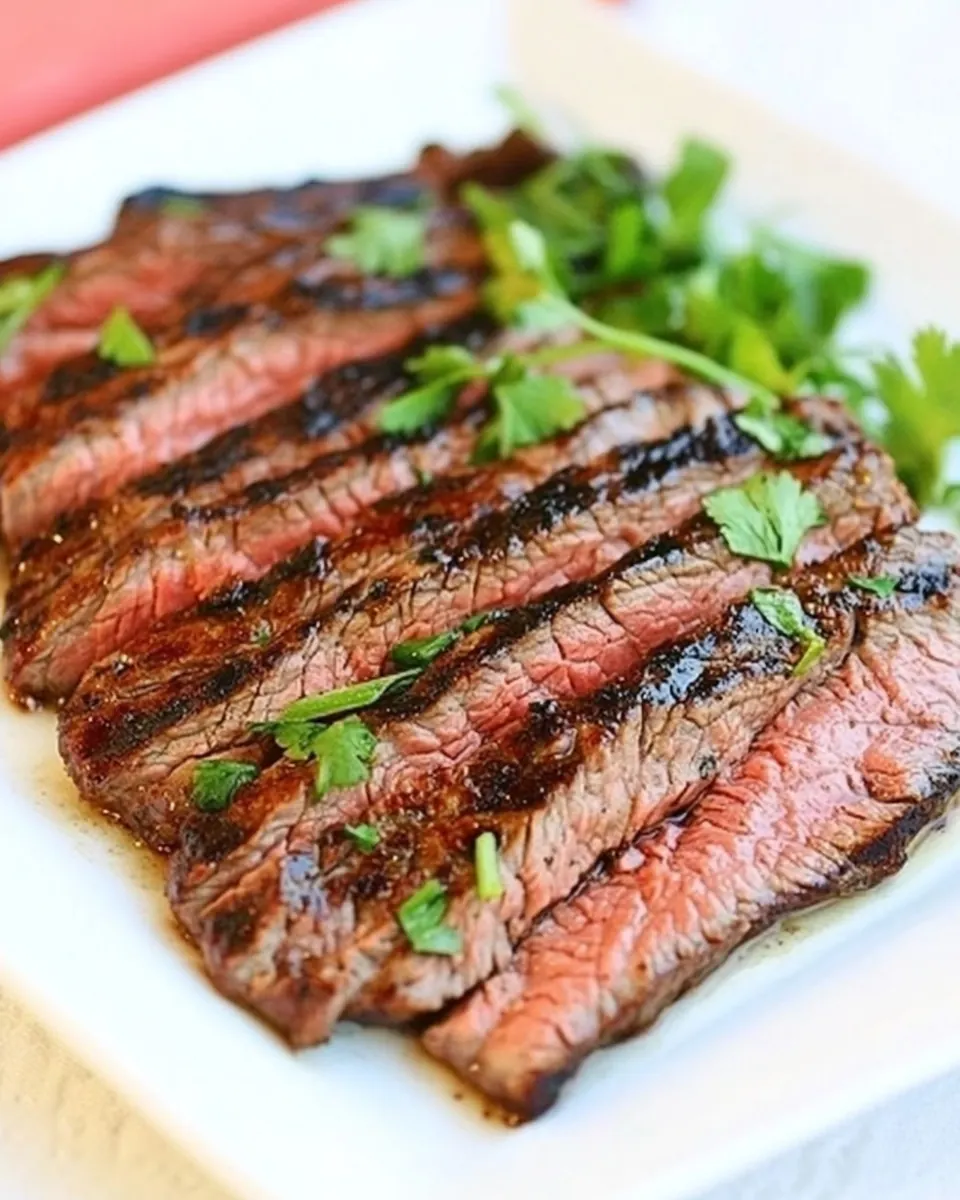 Grilled Teriyaki Flank Steak