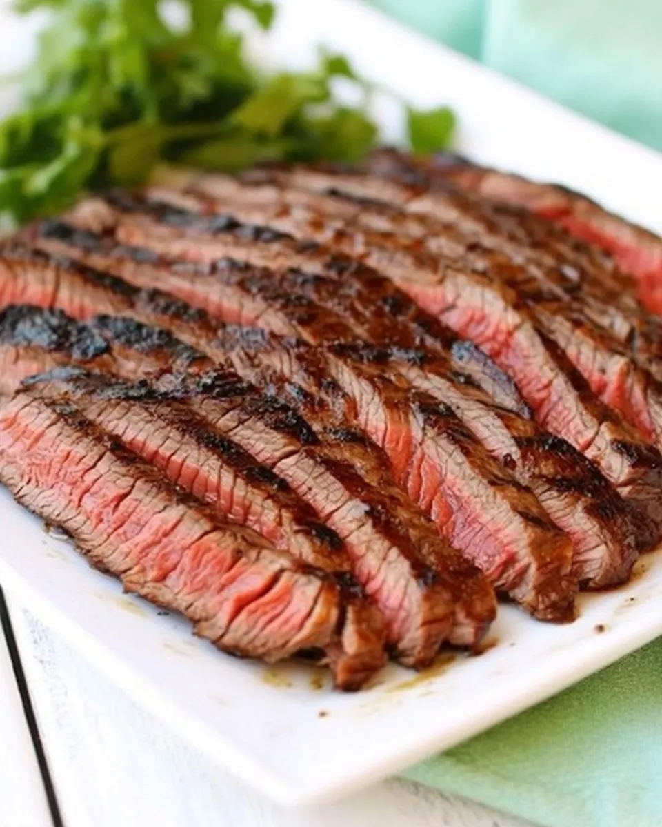Grilled Teriyaki Flank Steak