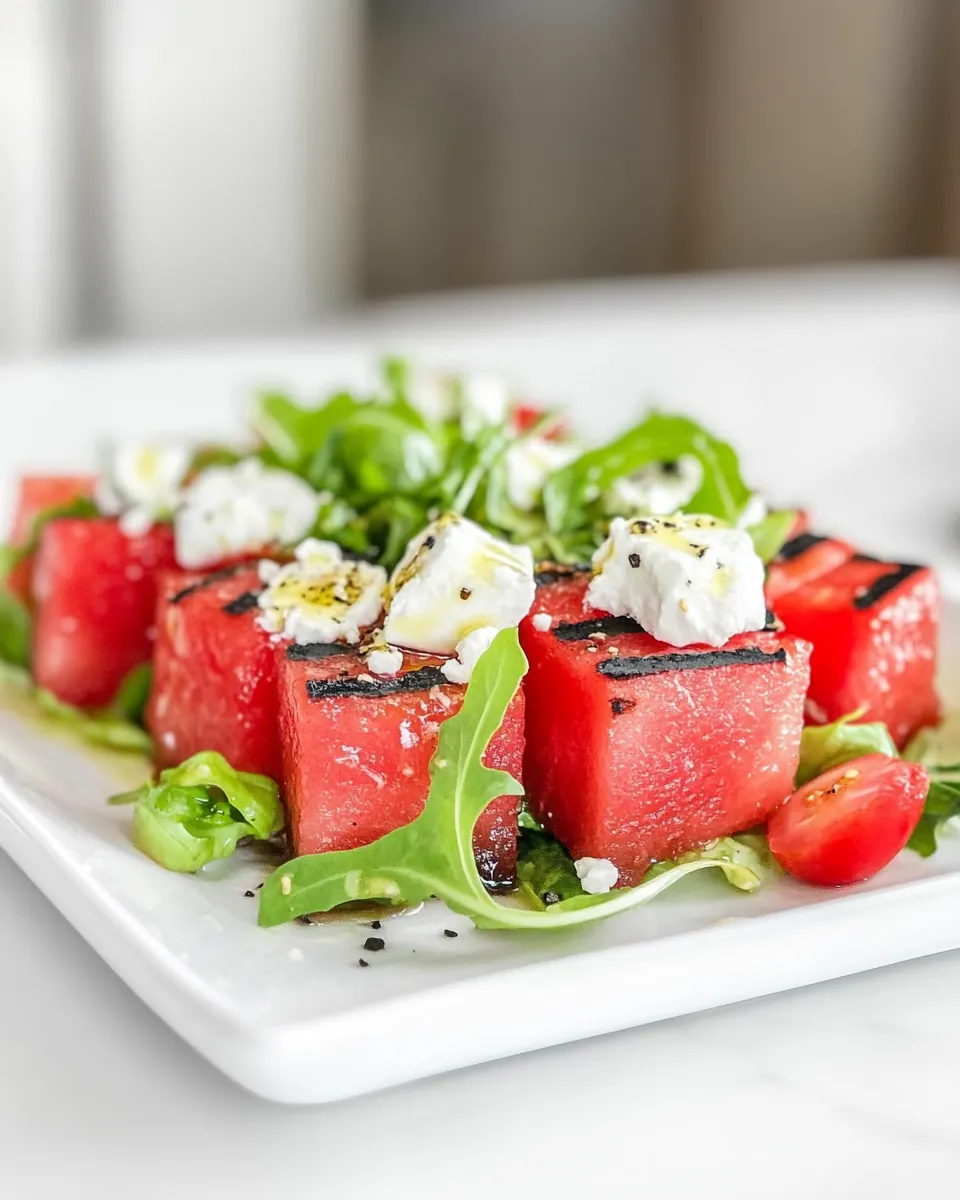 Grilled Watermelon Salad