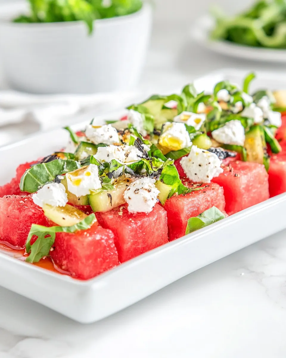 Grilled Watermelon Salad