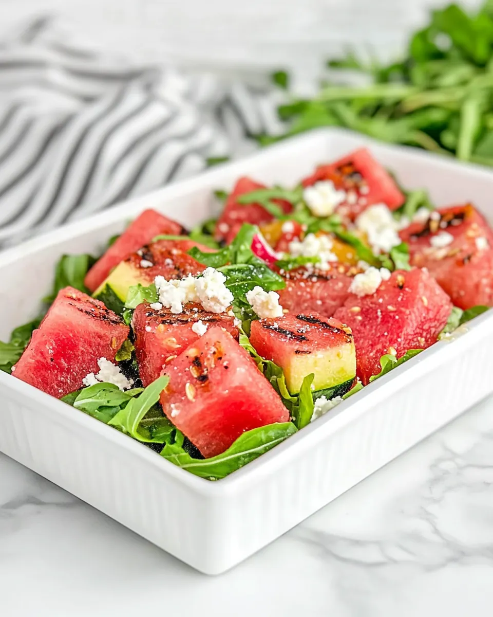 Grilled Watermelon Salad