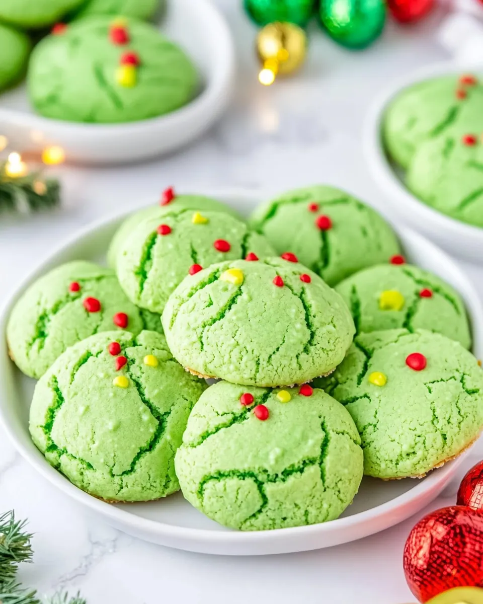 Grinch Cookies