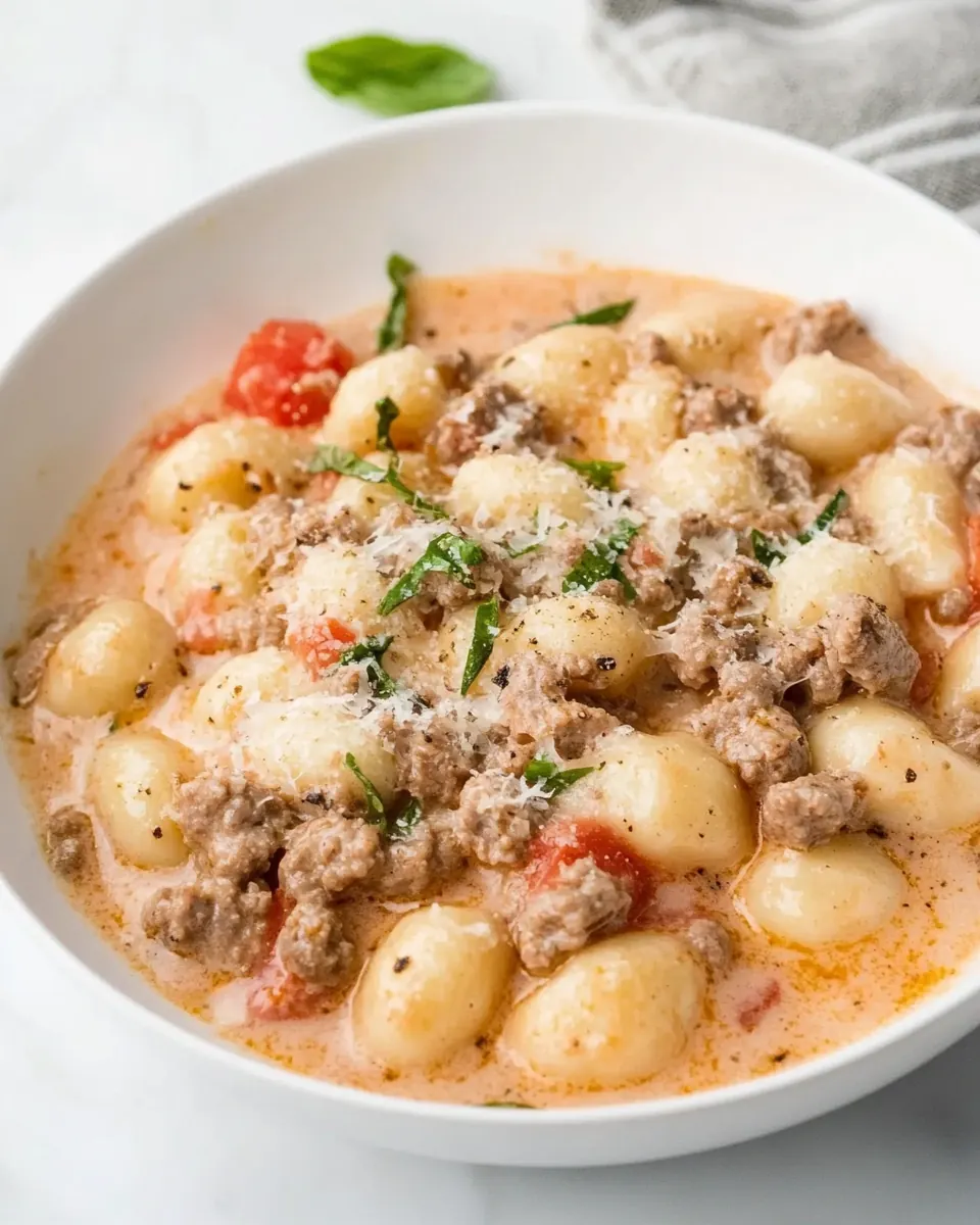 Ground Beef Gnocchi