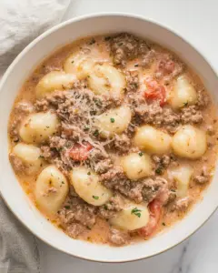 Ground Beef Gnocchi