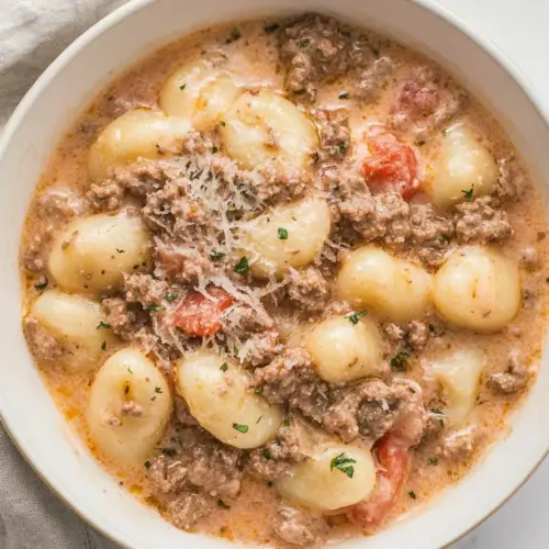 Ground Beef Gnocchi