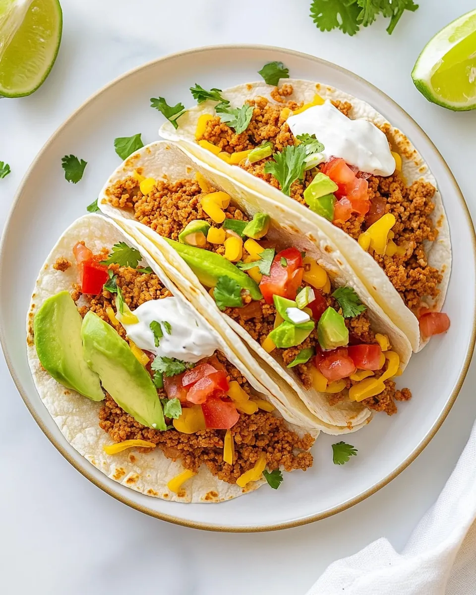 Ground Turkey Tacos