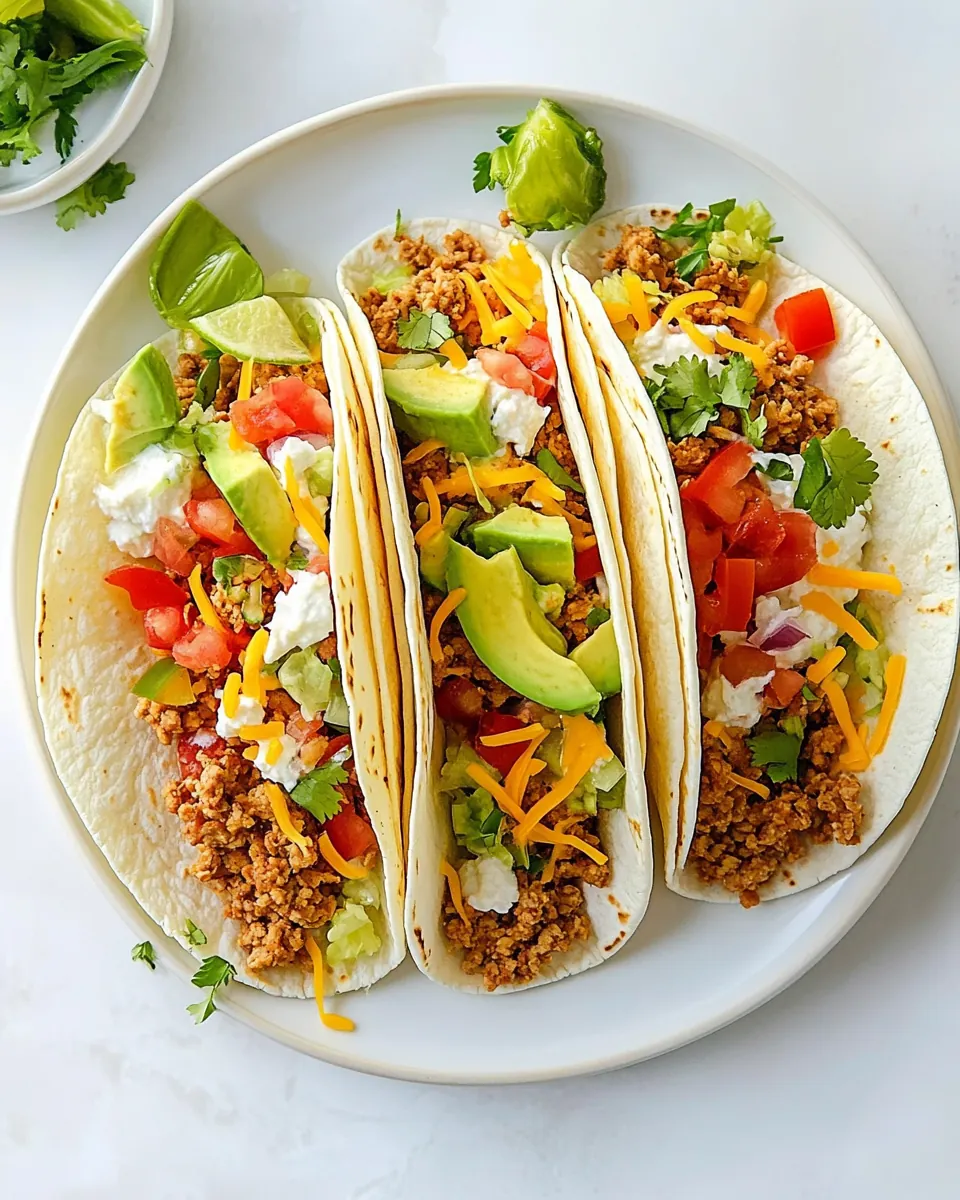 Ground Turkey Tacos