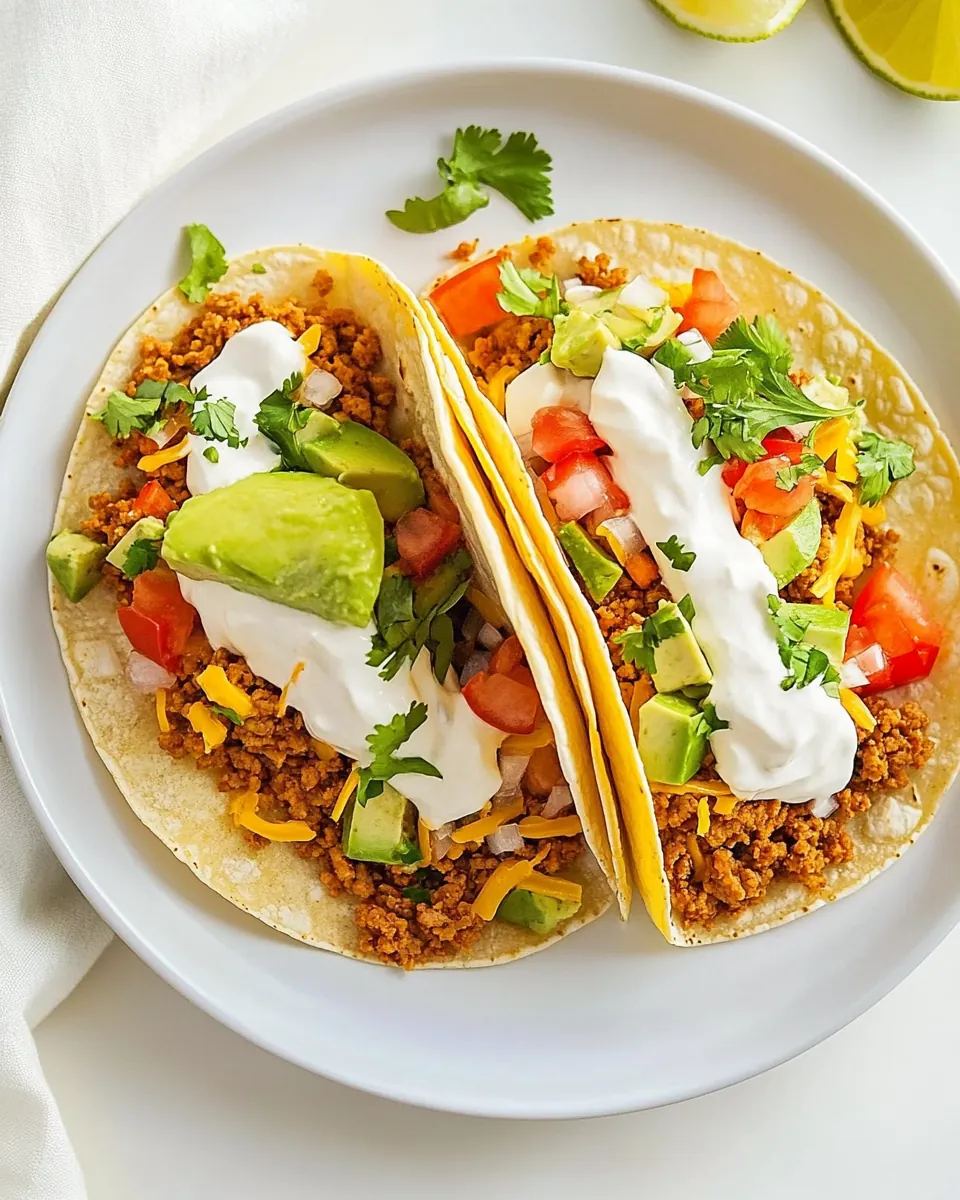 Ground Turkey Tacos