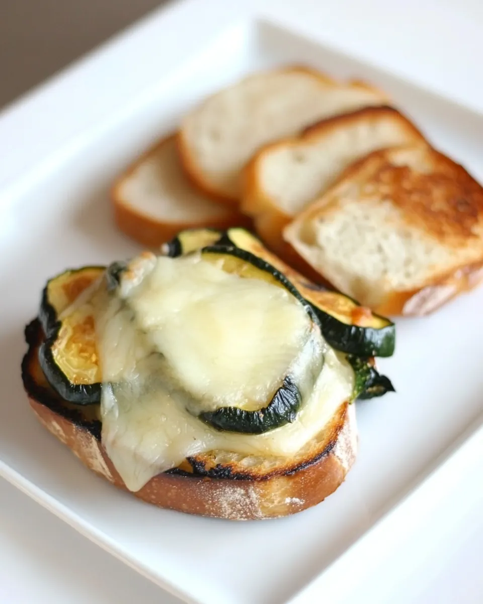 Gruyère and Zucchini Sandwiches with Smoky Pesto
