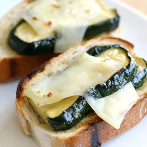 Gruyère and Zucchini Sandwiches with Smoky Pesto