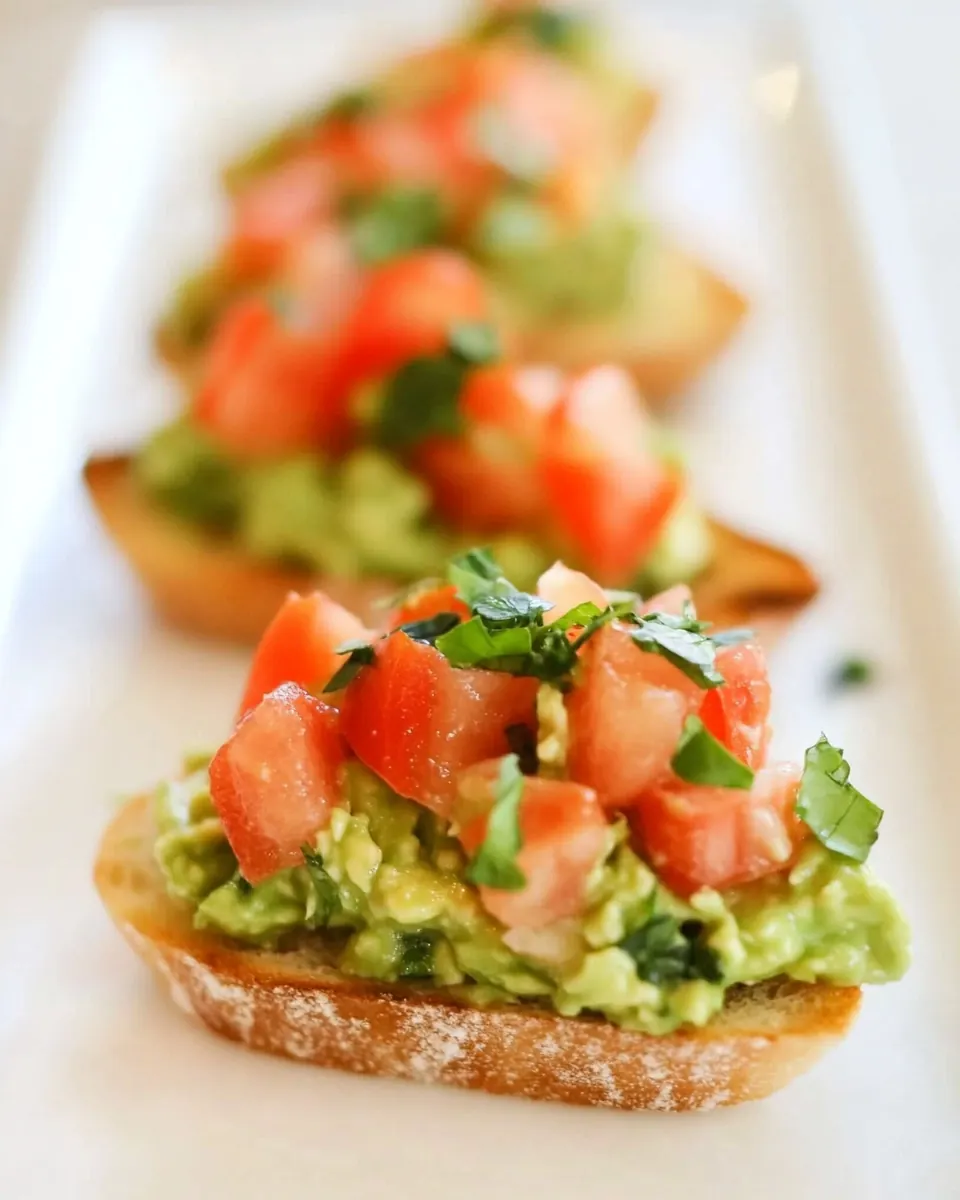 Guacamole Bruschetta
