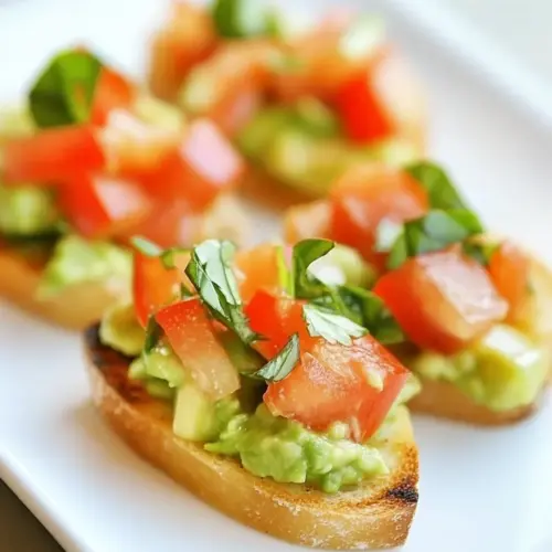 Guacamole Bruschetta