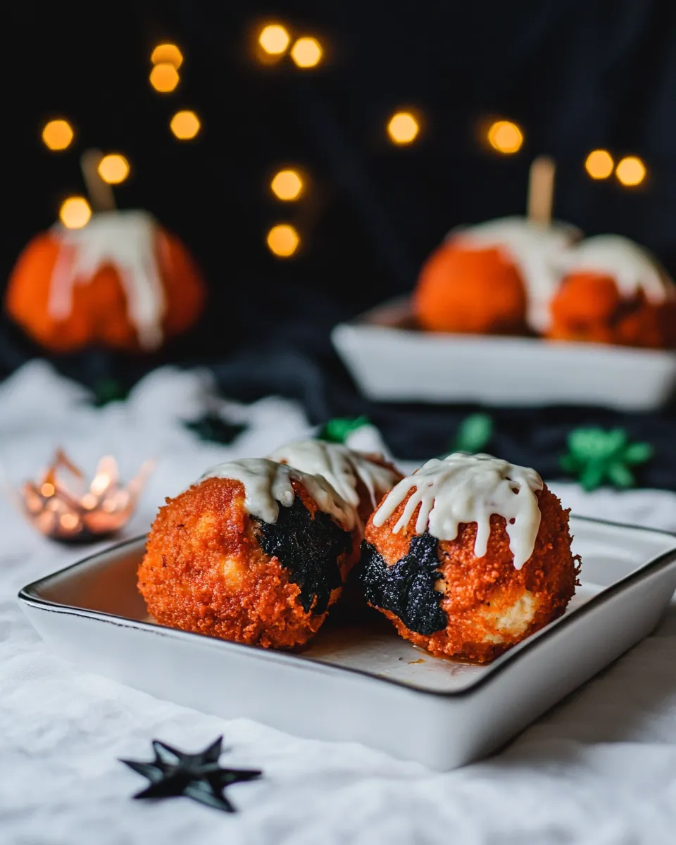 Halloween Buffalo Chicken Bombs