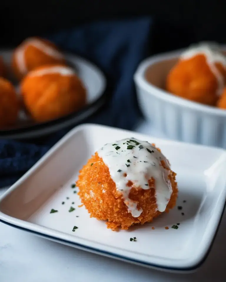 Halloween Buffalo Chicken Bombs