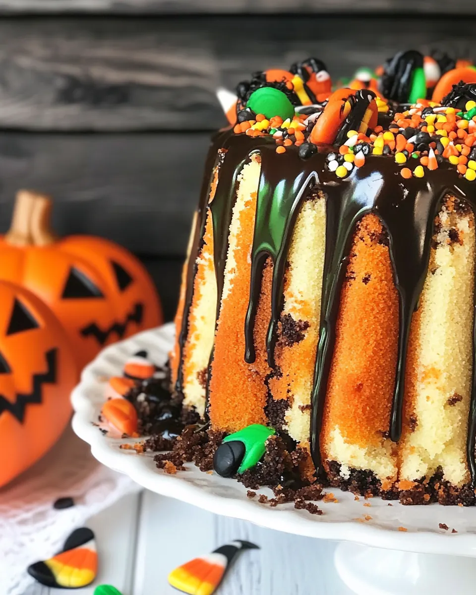 Halloween Poke Cake