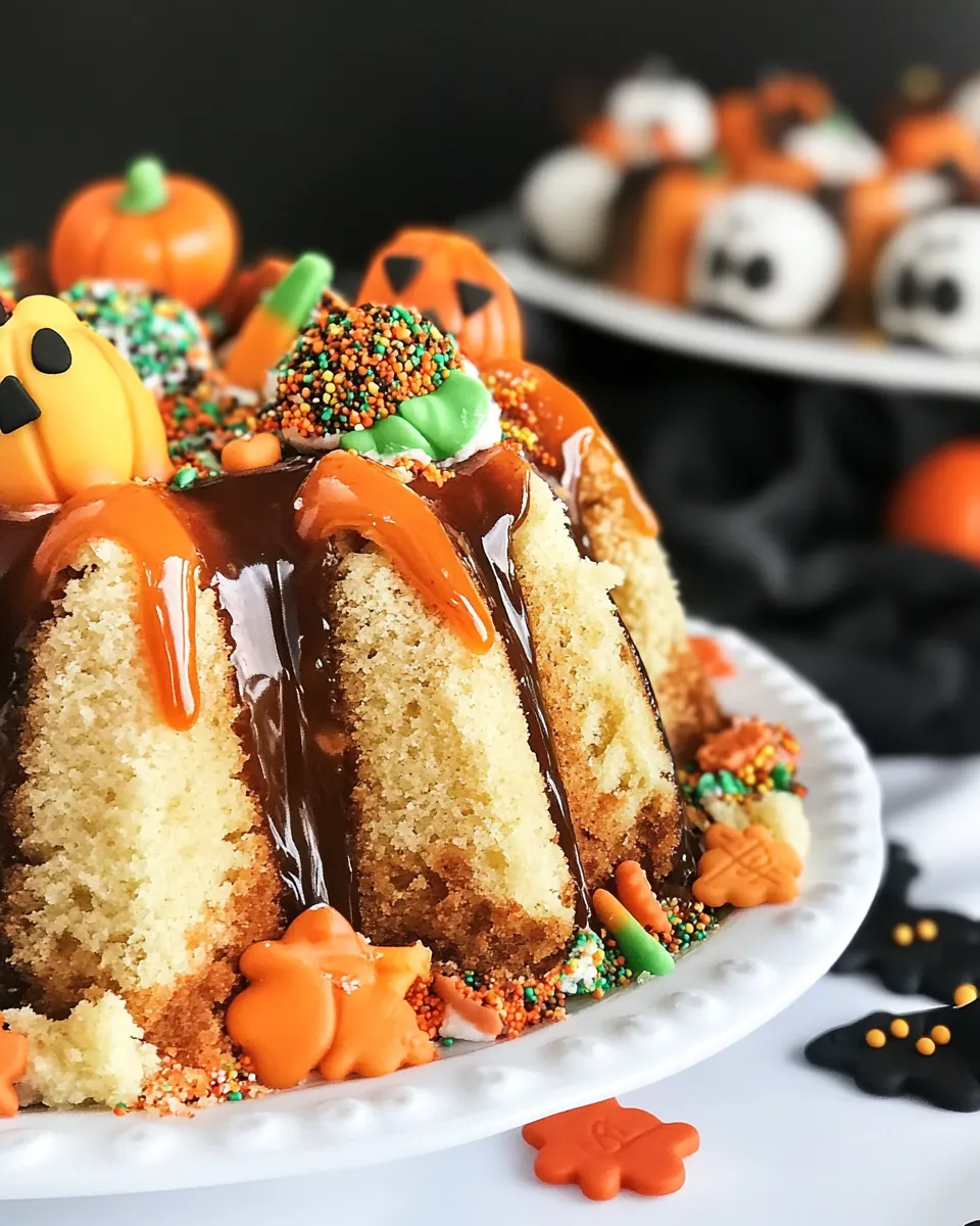 Halloween Poke Cake