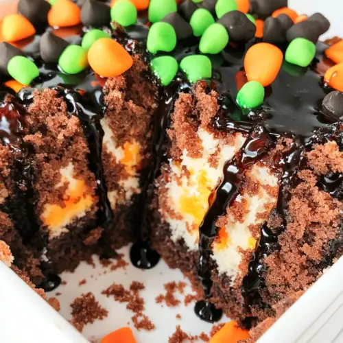Halloween Poke Cake