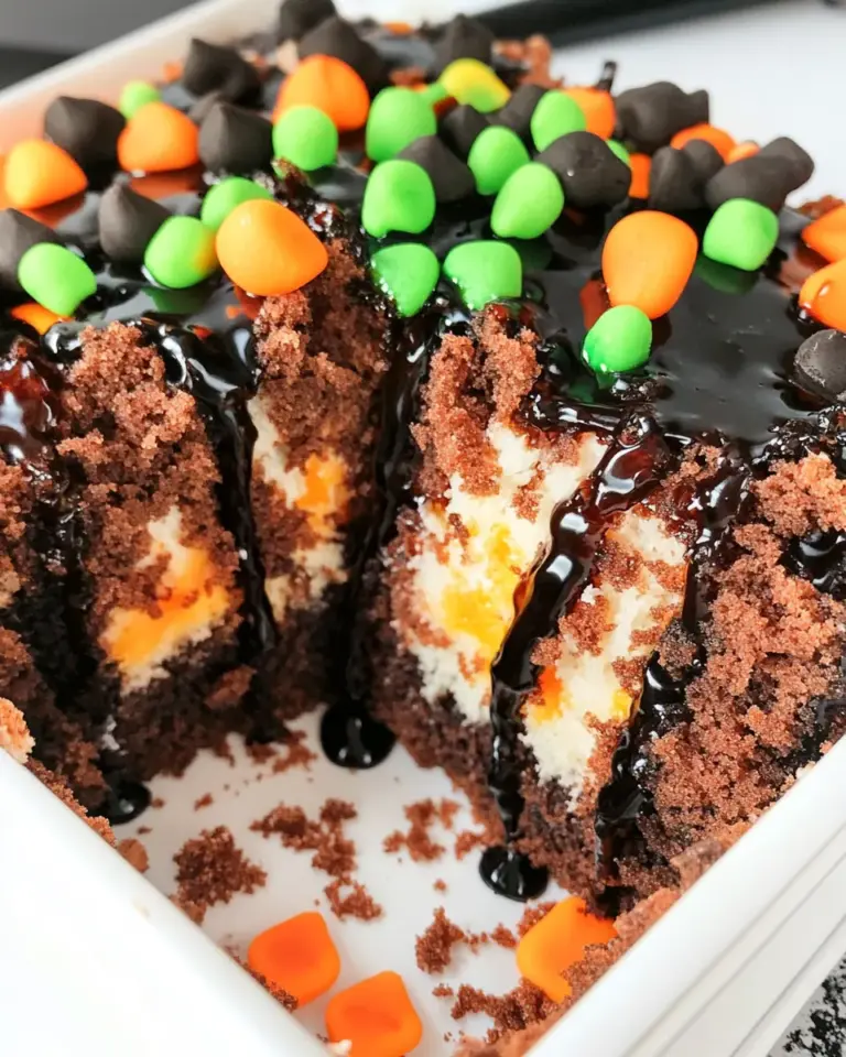 Halloween Poke Cake
