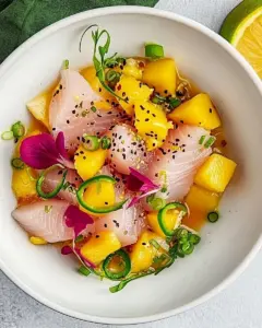 Hamachi Crudo With Mango