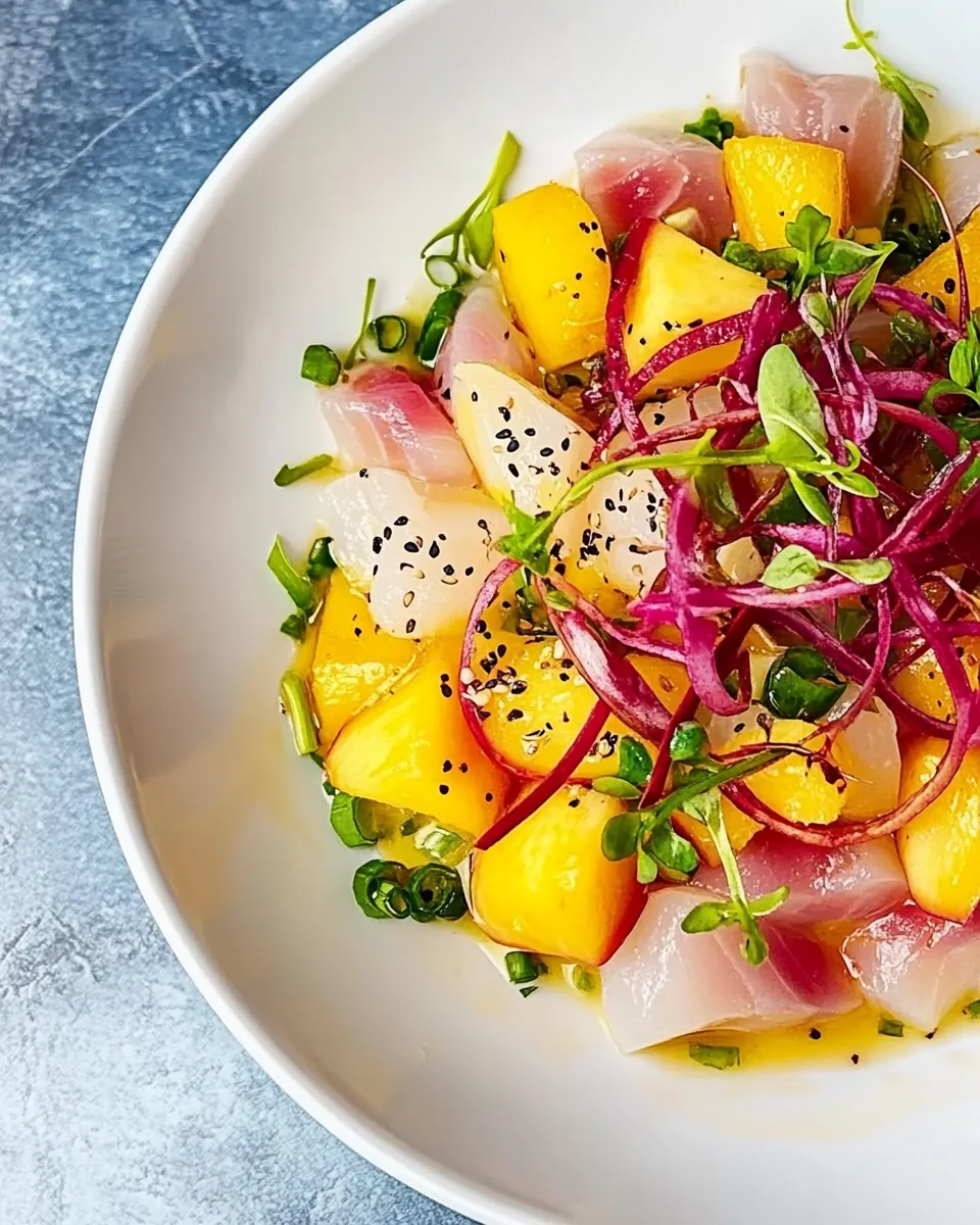 Hamachi Crudo With Mango