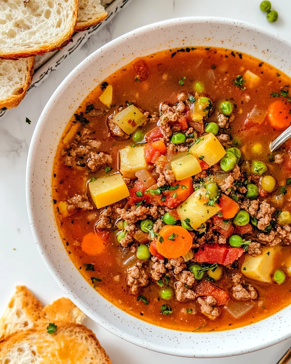 Hamburger Soup