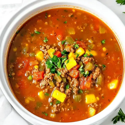 Hamburger Soup Crockpot
