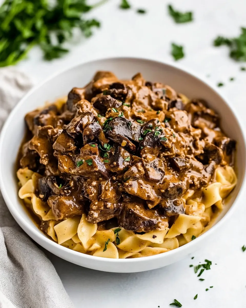 Hamburger Stroganoff