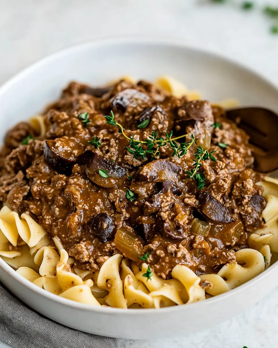 Hamburger Stroganoff