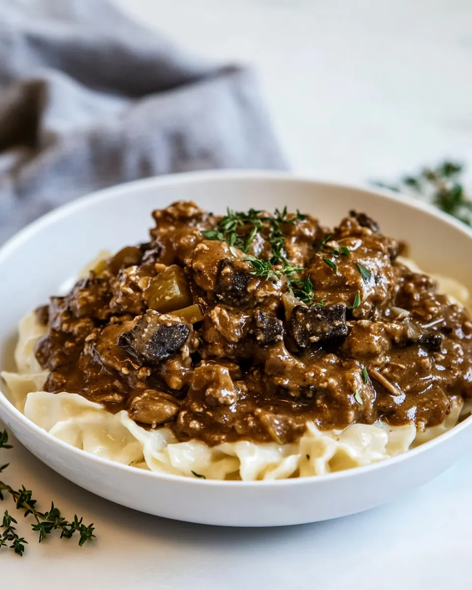 Hamburger Stroganoff