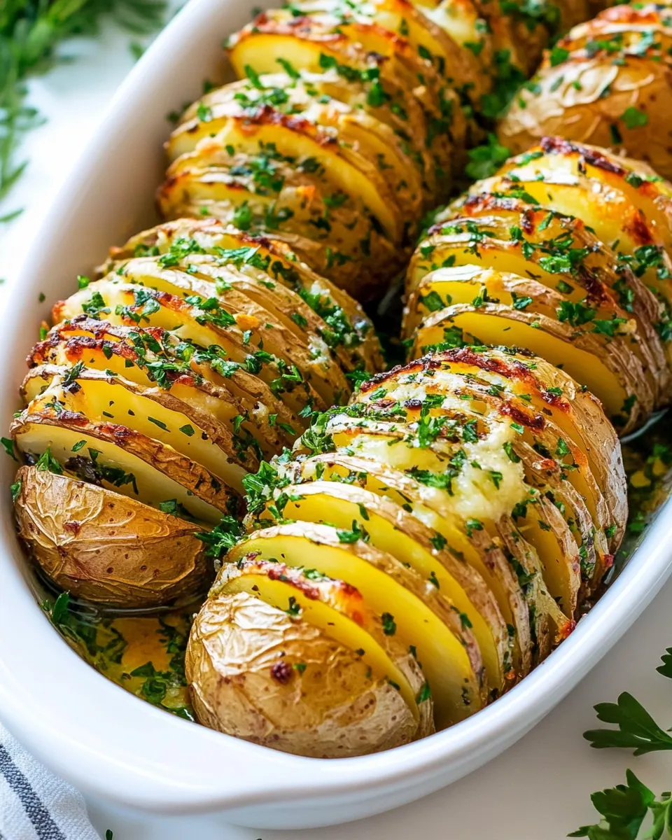 Hasselback Potatoes