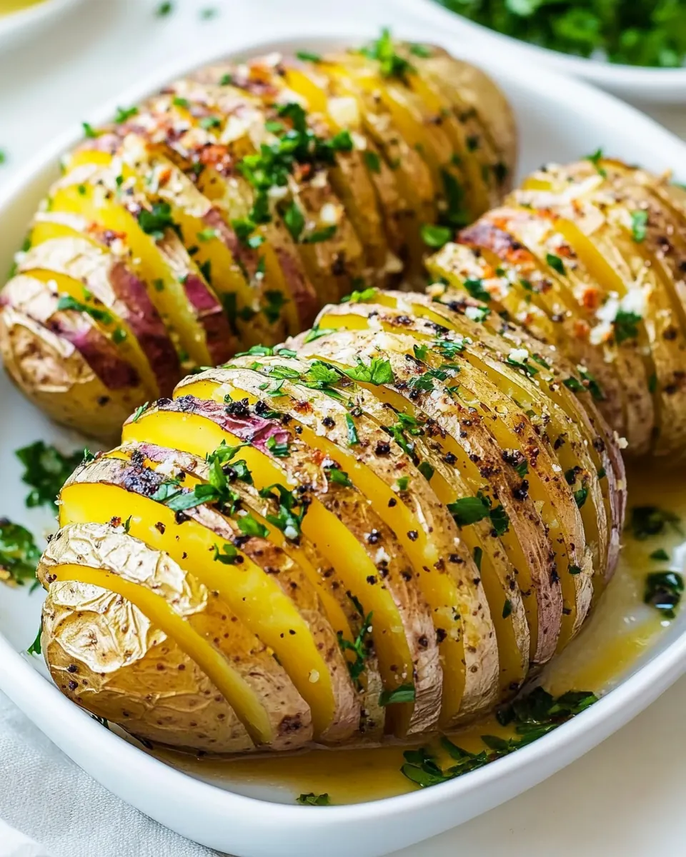 Hasselback Potatoes