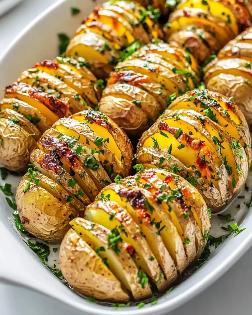 Hasselback Potatoes
