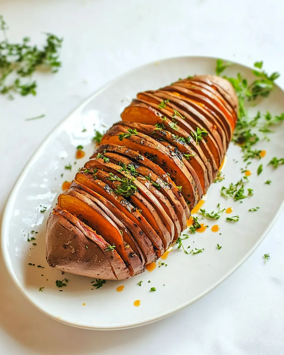 Hasselback Sweet Potatoes