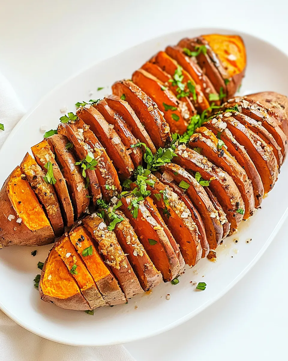 Hasselback Sweet Potatoes
