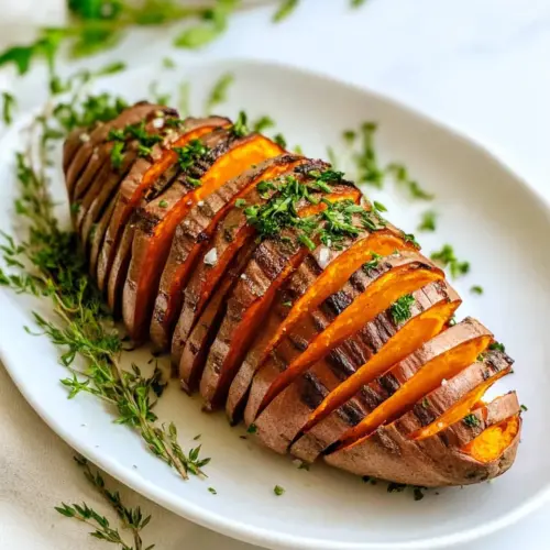 Hasselback Sweet Potatoes