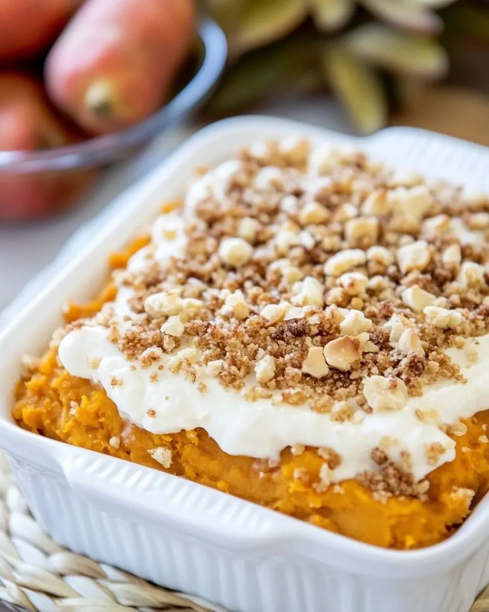 Have it Both Ways Sweet Potato Casserole