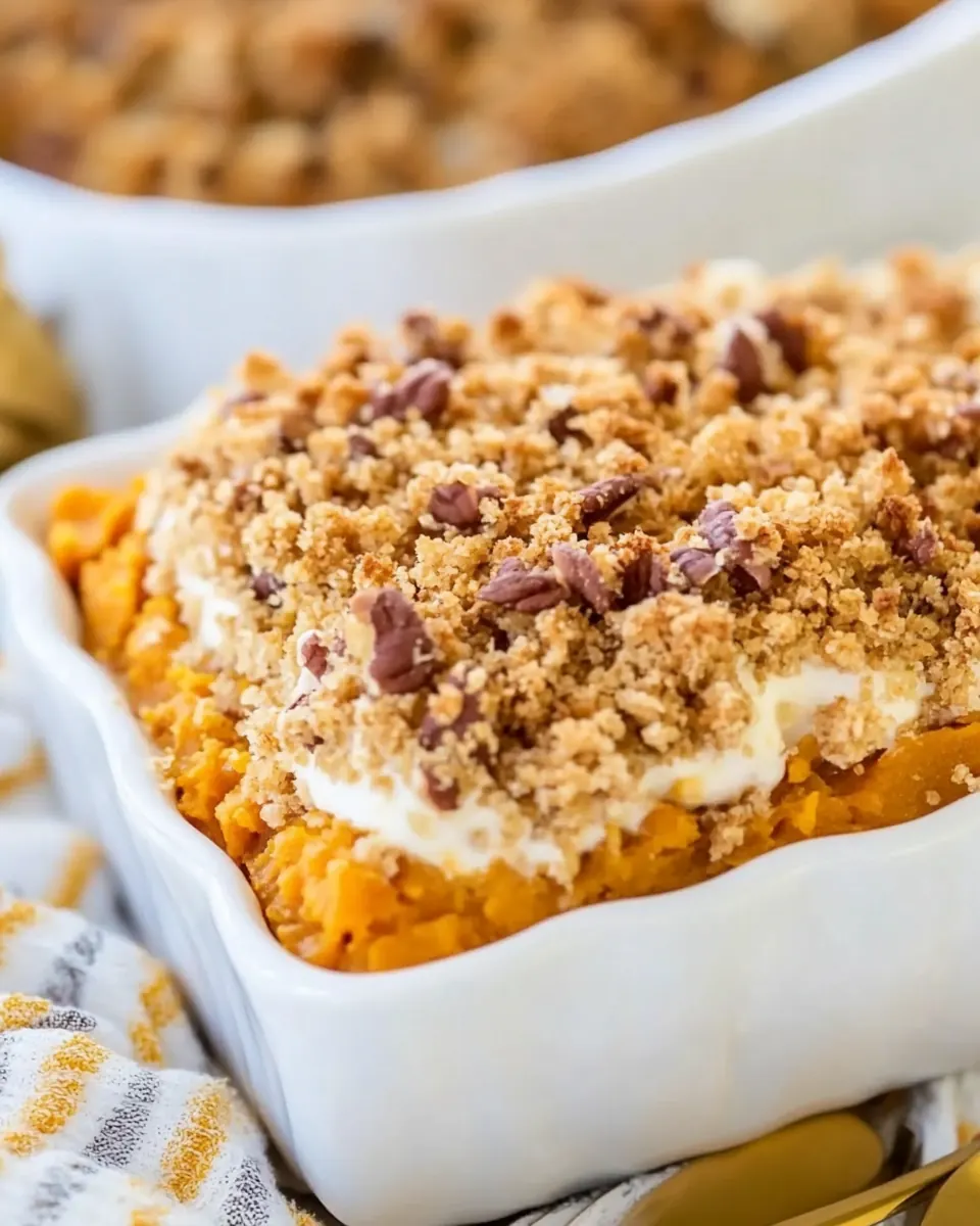 Have it Both Ways Sweet Potato Casserole