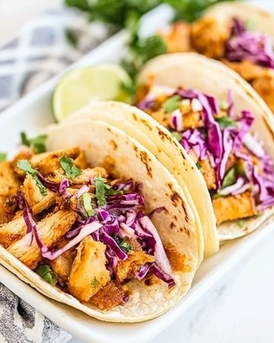 Hawaiian Chicken Tacos