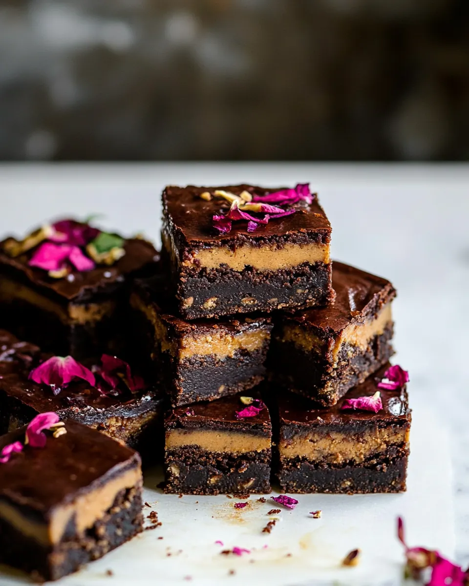 Healthier Buckeye Brownies