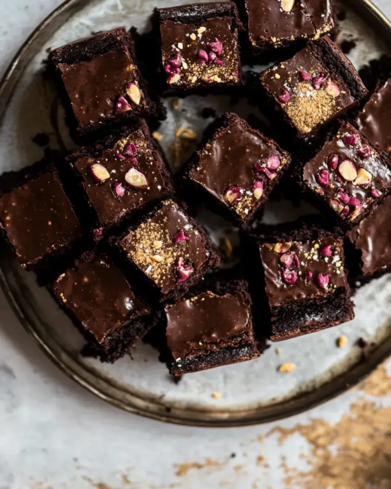 Healthier Buckeye Brownies
