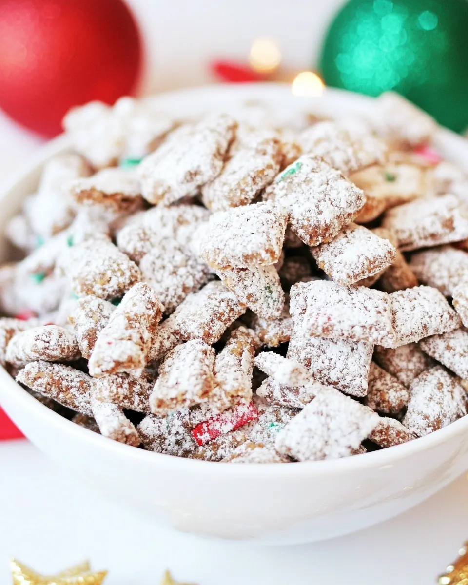 Healthier Holiday Puppy Chow