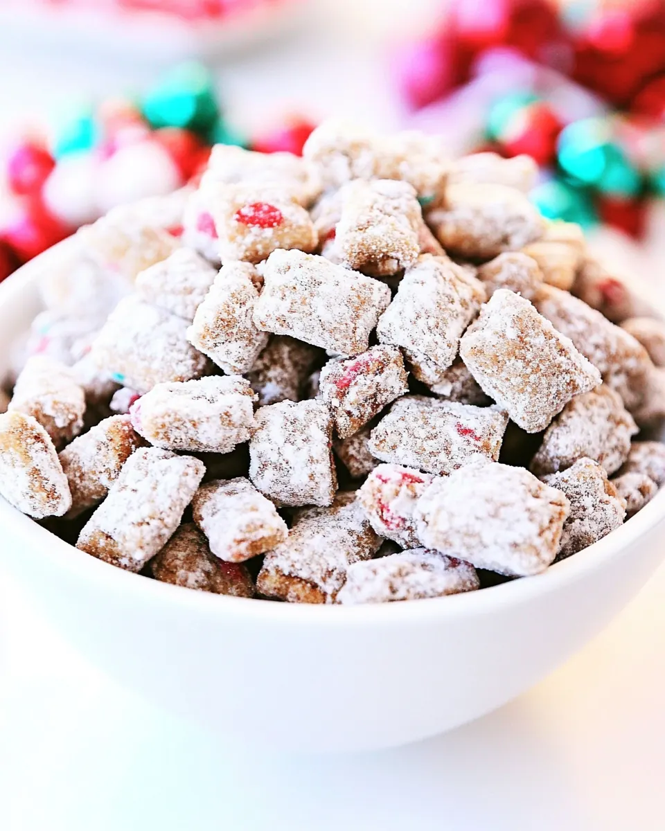 Healthier Holiday Puppy Chow